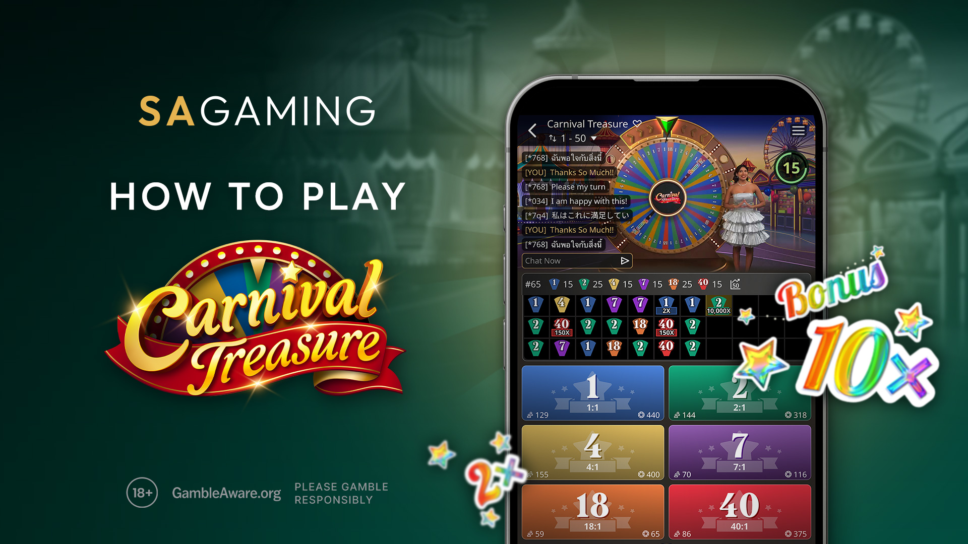 How to Play Carnival Treasure